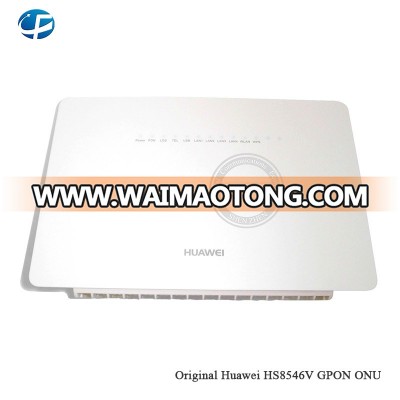 New model original huawei HS8546V onu ont English Huawei Gpon ONU, 4 GE LAN +1 POTS+ 2USB + 2.4G&5G dual-band WiFi ONU