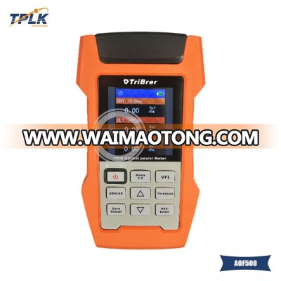 LCD OPM AOF500 PON Fiber Optical Power Meter for test cable